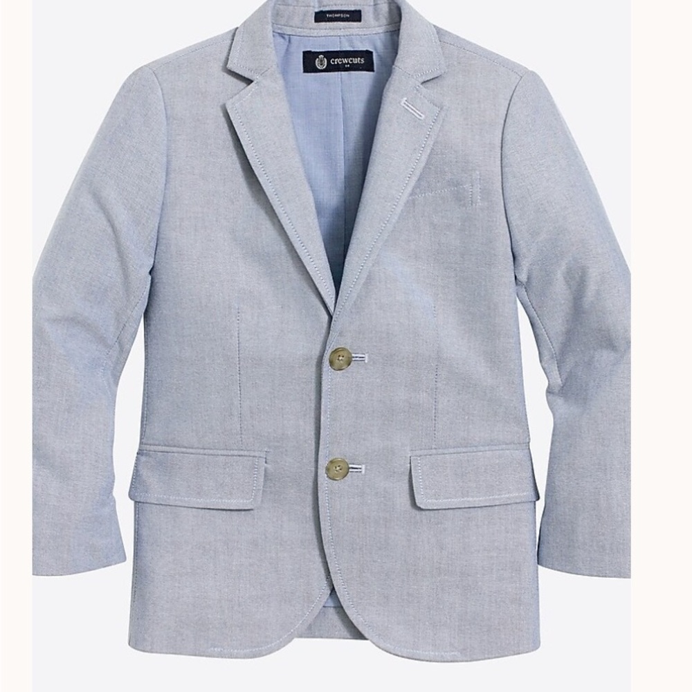 J. Crew Light Gray Kids Blazer